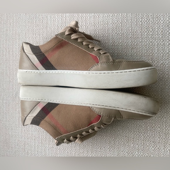 Burberry Salmond Tan Sneaker 37.5 - Picture 5 of 11